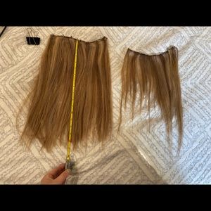 Natural Hair tie in hair extensions